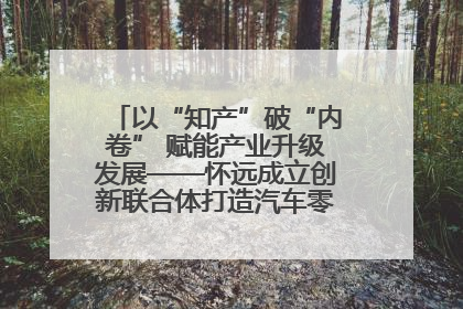 以“知产”破“内卷” 赋能产业升级发展——怀远成立创新联合体打造汽车零部件产业新高地